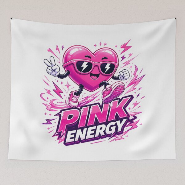 Item preview, Pink Energy Cute Girl Sticker PNG | Positive Vibes Kawaii Graphic | Feminine Pink Aesthetic Vinyl Decal | Cute Gift designed and sold by Stylestickers55.