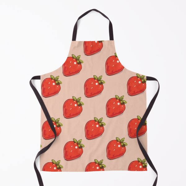 Item preview, Strawberry Pattern – Retro Red Strawberries & Green Leaves 5 designed and sold by SimplePoDesign.