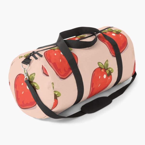 Item preview, Strawberry Pattern – Retro Red Strawberries & Green Leaves 5 designed and sold by SimplePoDesign.