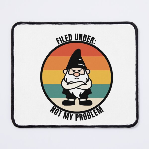 Item preview, A grumpy gnome who's officially over it designed and sold by GlaucusBlack.