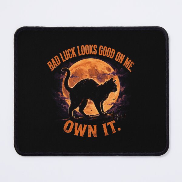 Item preview, Bad Luck Looks Good On Me - Spooky Black Cat designed and sold by FeelGoodTee.
