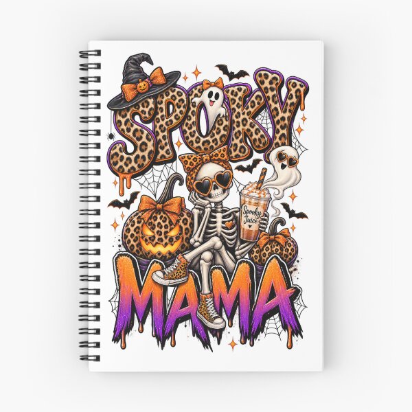 Item preview, Spooky Mama Leopard Halloween – Cute Witchy Skeleton designed and sold by Ayden World.
