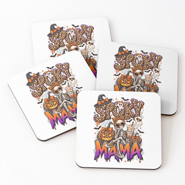 Item preview, Spooky Mama Leopard Halloween – Cute Witchy Skeleton designed and sold by Ayden World.
