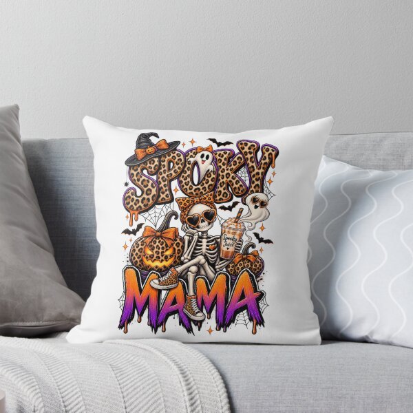 Item preview, Spooky Mama Leopard Halloween – Cute Witchy Skeleton designed and sold by Ayden World.