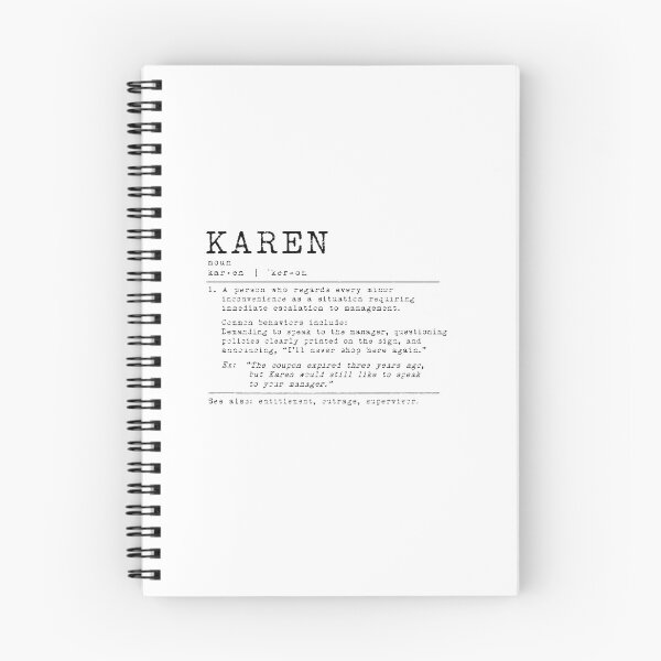Item preview, Karen Black on White designed and sold by PuzzlingRooster.