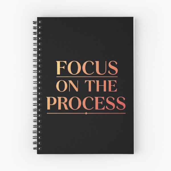 Item preview, Focus On The Process - Gold Motivational Typography Art designed and sold by Dzblack.