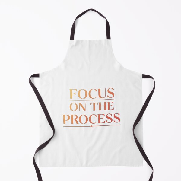 Item preview, Focus On The Process - Gold Motivational Typography Art designed and sold by Dzblack.