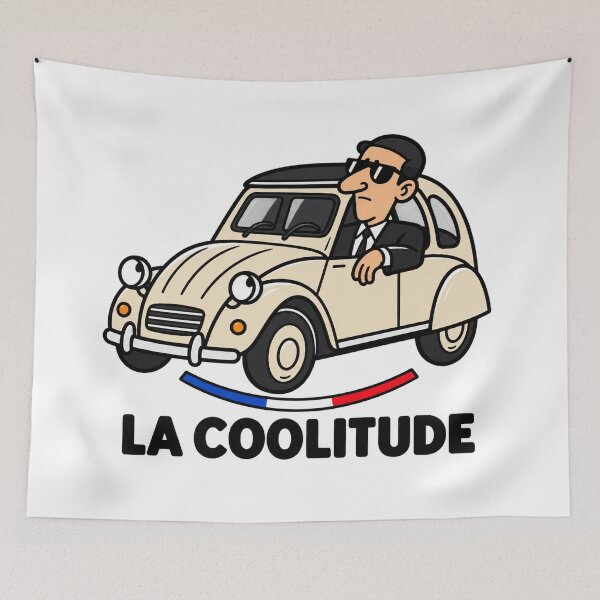 Item preview, La Coolitude – Retro French Car designed and sold by Globe Dolls.