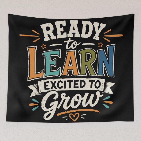 Item preview, Ready to Learn Excited to Grow | Back to School Design designed and sold by Sunday.Supply.