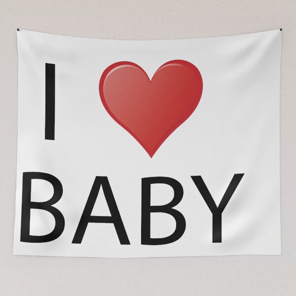 Item preview, I Love Baby Red Heart Graphic designed and sold by AyaanArtStudio.