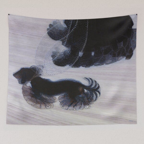 Item preview, Giacomo Balla - Dynamism of a Dog on a Leash portrait painting print, circa 1912 designed and sold by Jéanpaul  Ferro.
