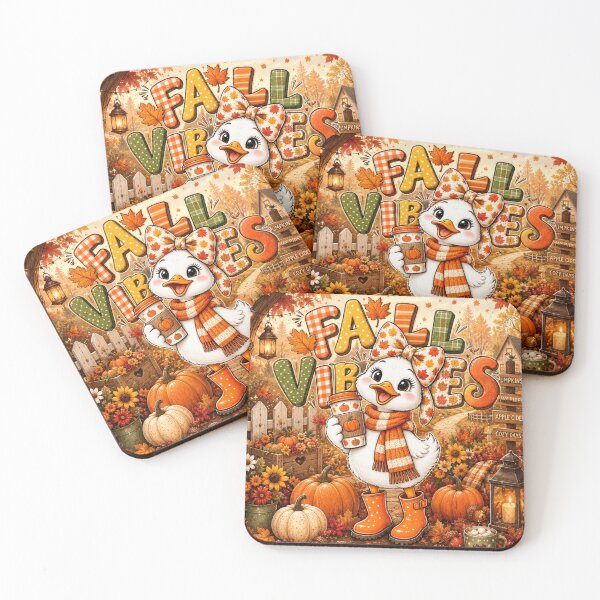Item preview, Fall Vibes Cozy Autumn Duck designed and sold by Rohan132.