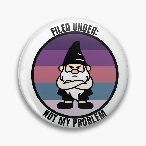 Item preview, A grumpy gnome who's officially over it designed and sold by GlaucusBlack.