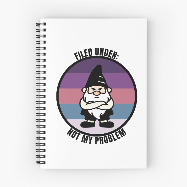 Item preview, A grumpy gnome who's officially over it designed and sold by GlaucusBlack.