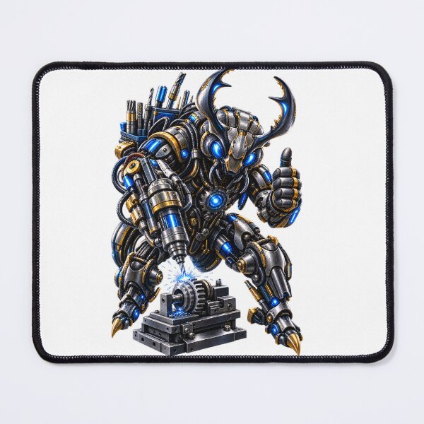 Item preview, Steel Beetle Precision Machinist – Mechanical Insect Industrial Metalworker designed and sold by SteelCoat Studio.