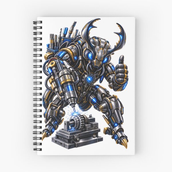 Item preview, Steel Beetle Precision Machinist – Mechanical Insect Industrial Metalworker designed and sold by SteelCoat Studio.