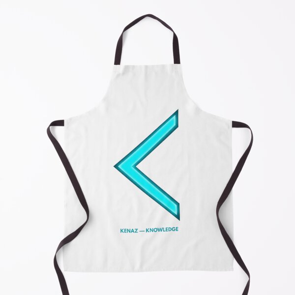 Item preview, Norse Kenaz Rune Knowledge Symbol Neon Glow designed and sold by CalmFrameArt.