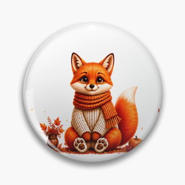 Item preview, Cozy Autumn Fox | Cute Woodland Fall Illustration designed and sold by HO•Designs.