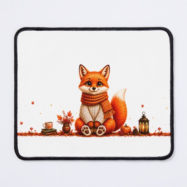 Item preview, Cozy Autumn Fox | Cute Woodland Fall Illustration designed and sold by HO•Designs.