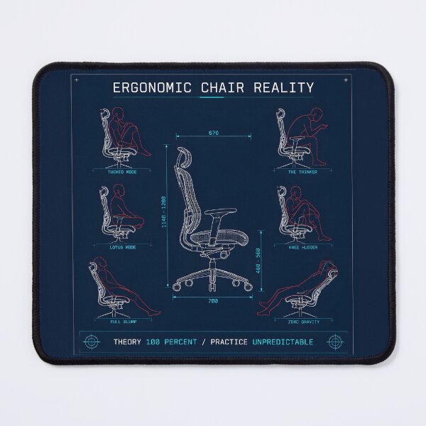 Item preview, Ergonomic Chair Reality Slouching Funny Programmer designed and sold by ThirdShiftLab.