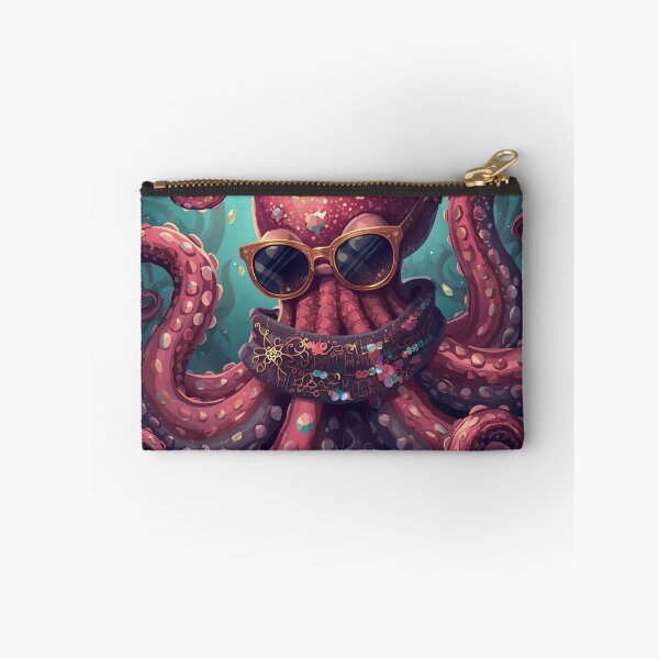 Item preview, Cool octopus in sunglasses hanging out at a party designed and sold by ArcaneVisionArt.