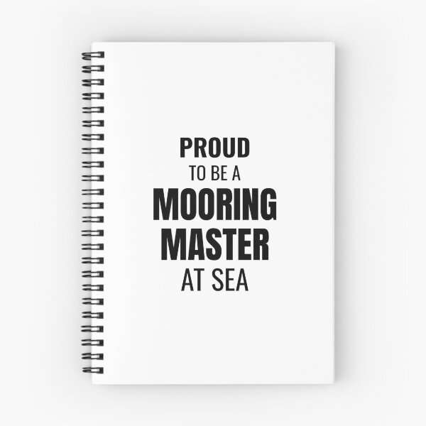 Item preview, Proud to be a Mooring Master at Sea (Black) designed and sold by ShipCrewNation.