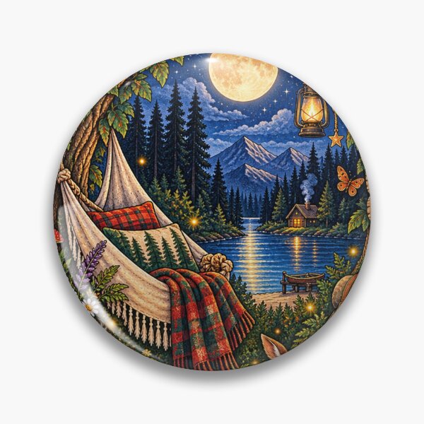 Item preview, Moonlit Forest – Slow Days, Wild Nights  designed and sold by Moonroot Studio.