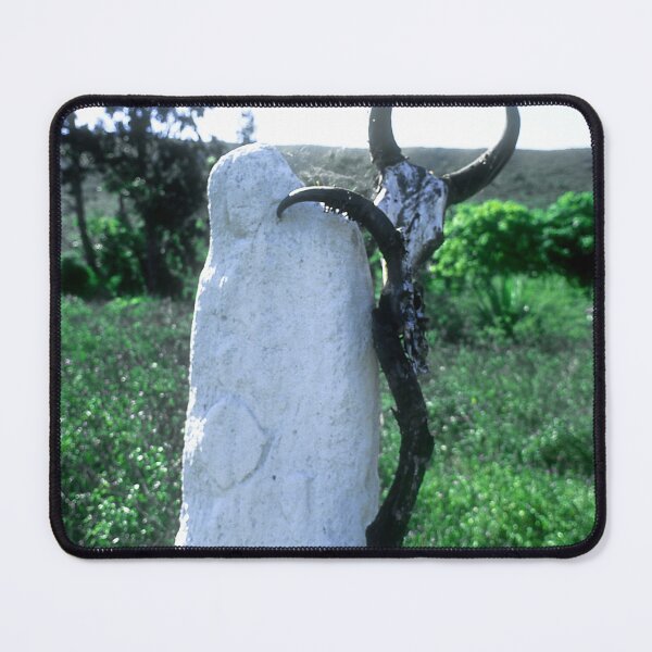 Item preview, Madagascar Handmade Tombstone With Zebu Skull And Horns designed and sold by DEC02.