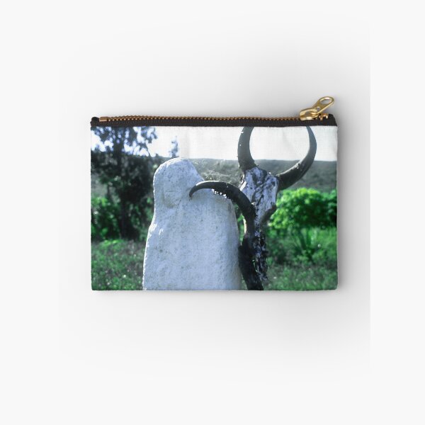 Item preview, Madagascar Handmade Tombstone With Zebu Skull And Horns designed and sold by DEC02.