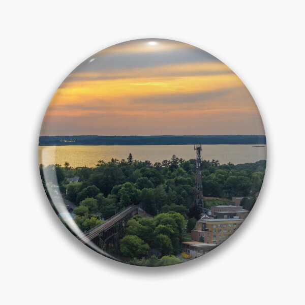 Item preview, Sunset Over Parry Sound and Georgian Bay from Lookout Tower designed and sold by jrtwynam.