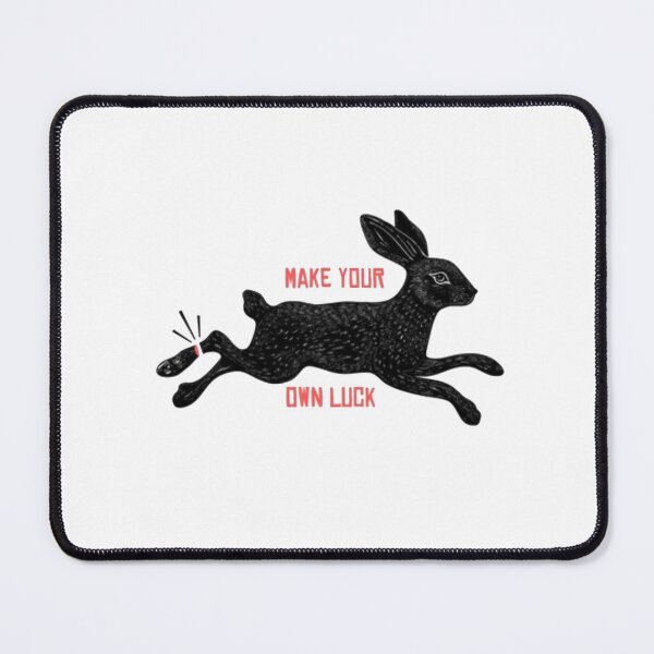 Item preview, Make Your Own Luck Rabbit – Retro Lucky Bunny Western Folk Art designed and sold by Gbriel3.