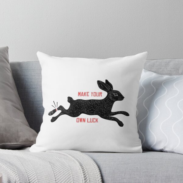 Item preview, Make Your Own Luck Rabbit – Retro Lucky Bunny Western Folk Art designed and sold by Gbriel3.