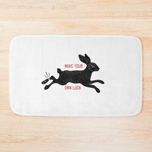 Item preview, Make Your Own Luck Rabbit – Retro Lucky Bunny Western Folk Art designed and sold by Gbriel3.