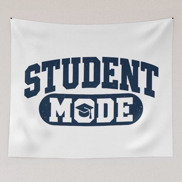 Item preview, Student Mode | Retro Collegiate Back to School Design designed and sold by Sunday.Supply.