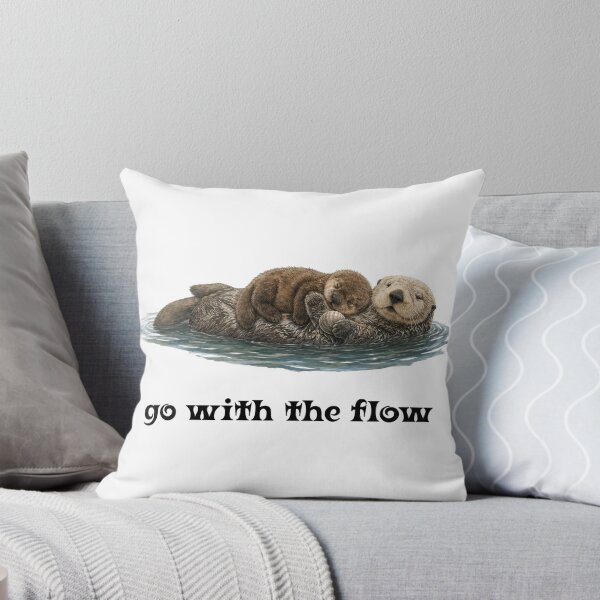 Item preview, Go With The Flow Sea Otters designed and sold by StudioSQ.