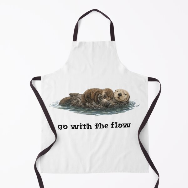 Item preview, Go With The Flow Sea Otters designed and sold by StudioSQ.