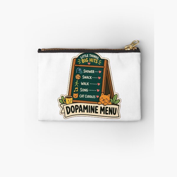 Item preview, Dopamine Menu Starters | Funny ADHD Neurodivergent Humour Doodle designed and sold by StickyGuys.