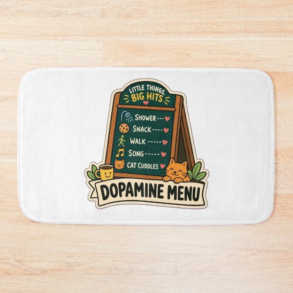 Item preview, Dopamine Menu Starters | Funny ADHD Neurodivergent Humour Doodle designed and sold by StickyGuys.