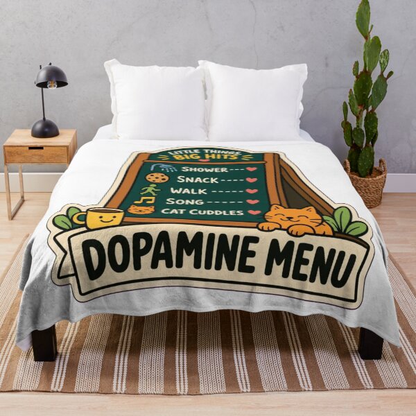 Item preview, Dopamine Menu Starters | Funny ADHD Neurodivergent Humour Doodle designed and sold by StickyGuys.