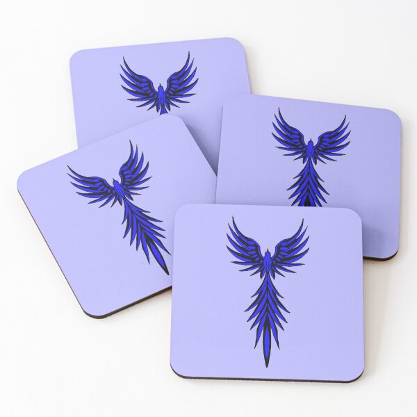 Item preview, Blue Phoenix Tribal Fire Bird designed and sold by URSM.