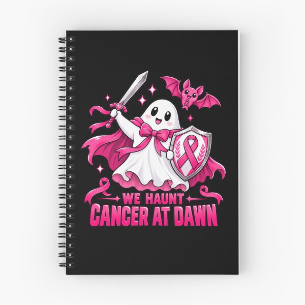 Item preview, We Haunt Cancer at Dawn Pink Ribbon Cancer Awareness T-Shirt | Breast Cancer Awareness Graphic Gift designed and sold by Trendably.