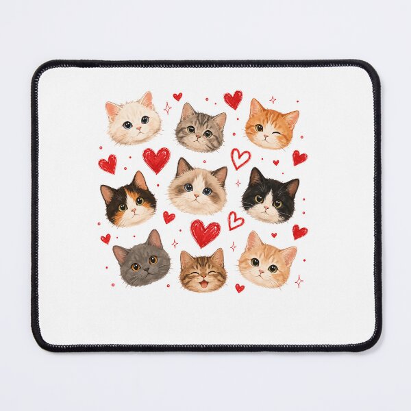 Item preview, Cats Face Tee designed and sold by NoSecchance.