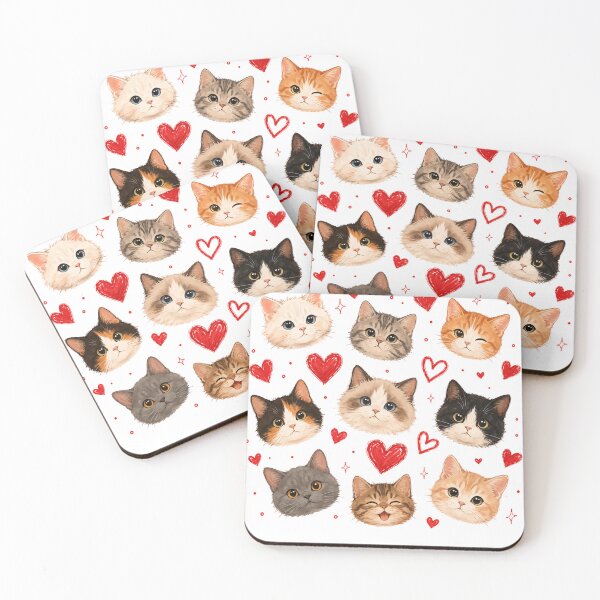 Item preview, Cats Face Tee designed and sold by NoSecchance.