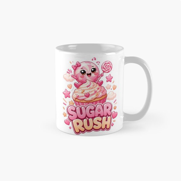 Item preview, Sugar Rush Kawaii Sticker PNG | Cute Pink Candy Graphic | Sweet Pastel Aesthetic Vinyl Decal | Girly Gift designed and sold by Stylestickers55.