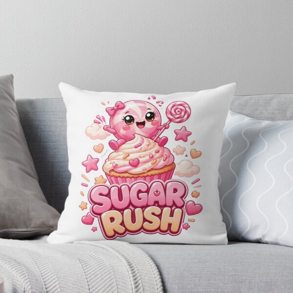 Item preview, Sugar Rush Kawaii Sticker PNG | Cute Pink Candy Graphic | Sweet Pastel Aesthetic Vinyl Decal | Girly Gift designed and sold by Stylestickers55.
