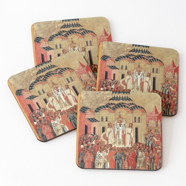 Item preview, Elevation Of The Holy Cross Russian Orthodox 1400s designed and sold by GuyBlank.