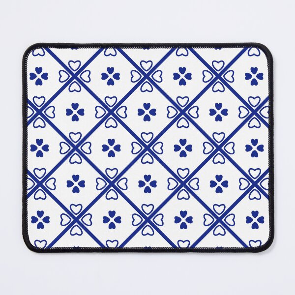 Item preview, Blue Heart Geometric Romantic Seamless Pattern designed and sold by Onulodesign.