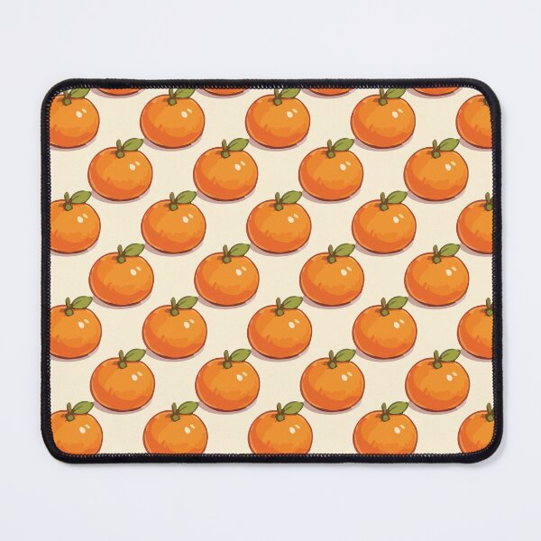 Item preview, Clementine Pattern – Retro Orange Citrus Fruit & Green Leaves 1 designed and sold by SimplePoDesign.