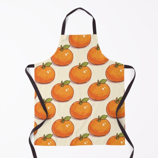 Item preview, Clementine Pattern – Retro Orange Citrus Fruit & Green Leaves 1 designed and sold by SimplePoDesign.