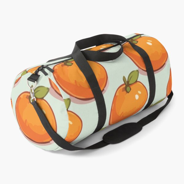 Item preview, Clementine Pattern – Retro Orange Citrus Fruit & Green Leaves 2 designed and sold by SimplePoDesign.